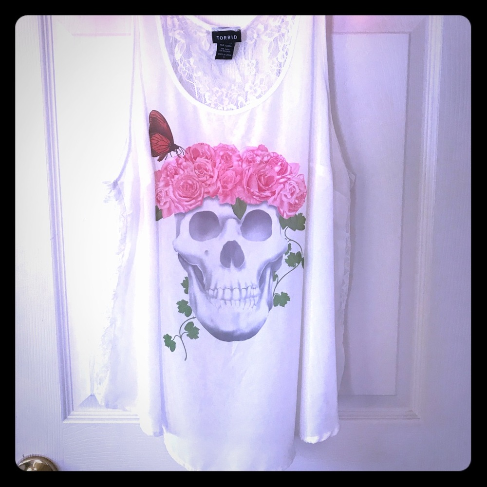 🖤 Torrid lace back tank top 🖤